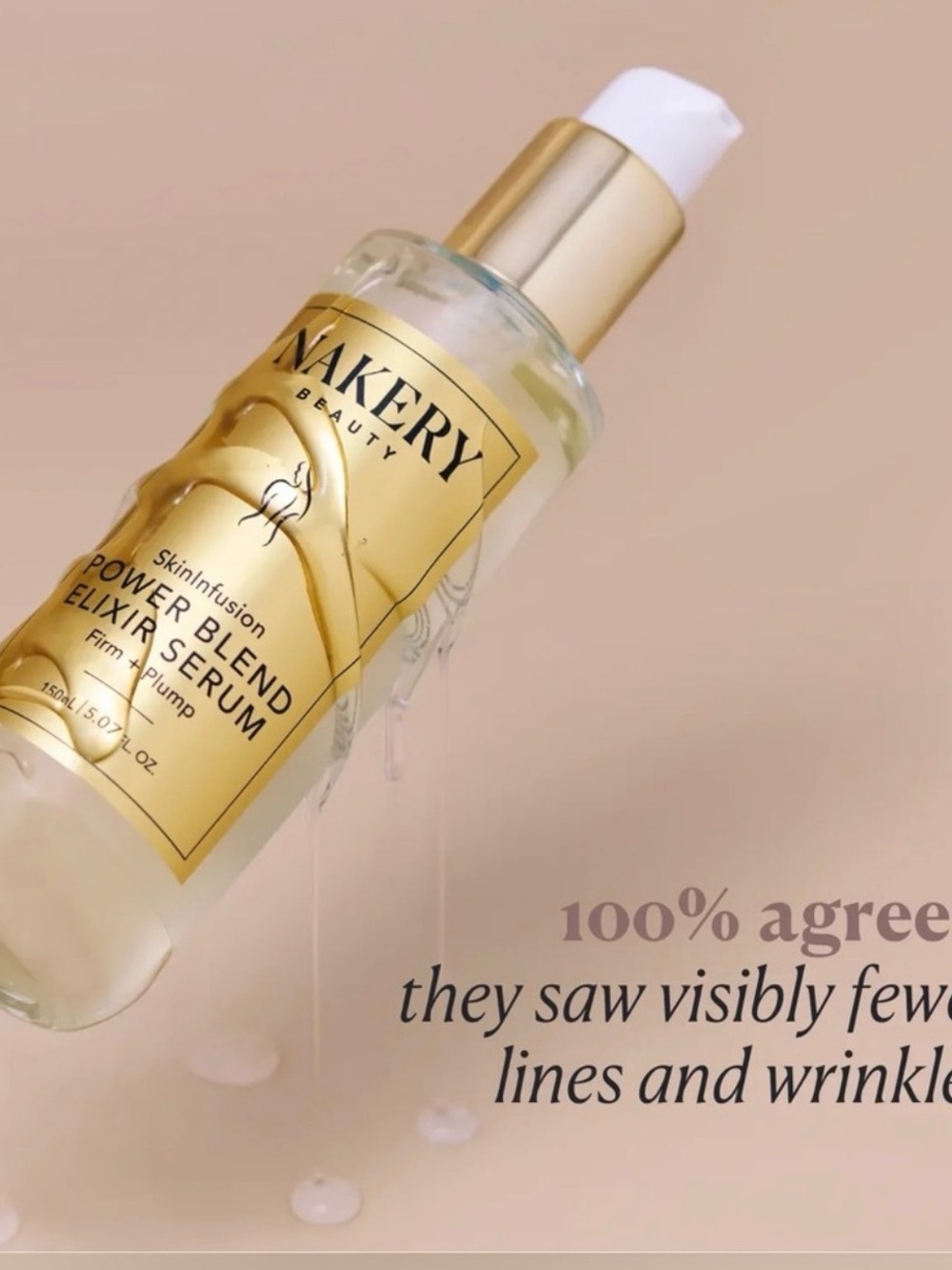 Nakery Beauty Skinfusion Power Blend Elixir Serum - 5.07fl oz